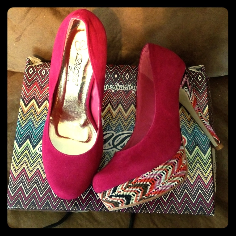 Pink heels